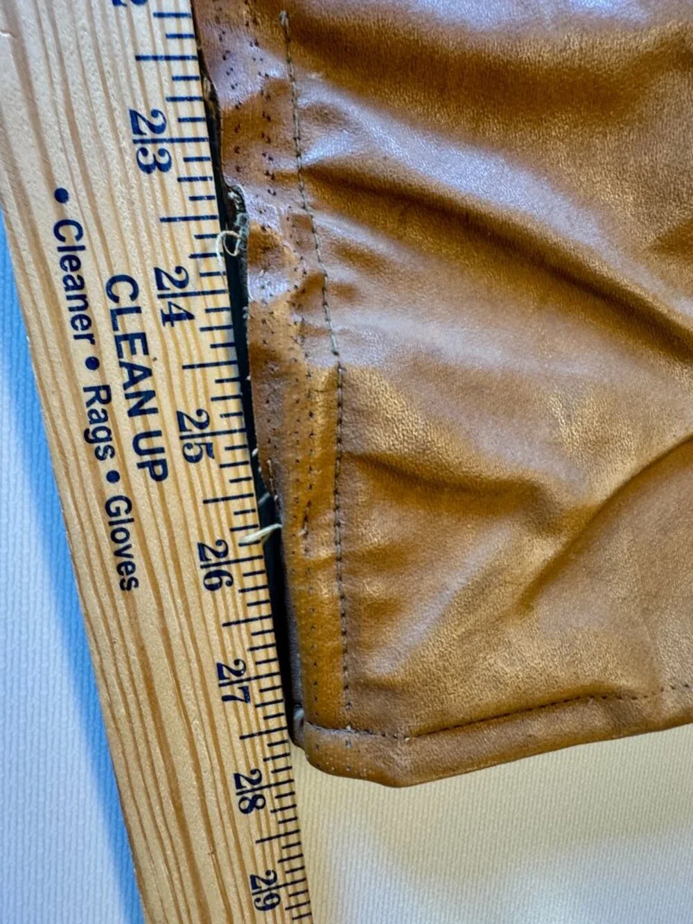 VTG 60s Drybak Hunting Pants Brown Thrashed Heavy Canvas Briar Brush Guard Sz 30